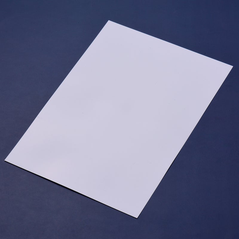 25 Sheets White Printable Shrink Films Kit Shrinky Art Film Paper Heat-Shrink Sheets Can be Printed for Inkjet Printer for DIY Pendants Earrings Keychains Ornaments Accessories, 8.3 * 11.4 Inches - Image 5