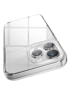 ALFY & CO Apple iPhone 13 Pro Case 6.1 inch Anti-Yellowing Military Cover Hard Anti-Explosion Back Ultra Thin Case Anti-Drop Shockproof Protection Full Coverage Lens Clear  - Image 3