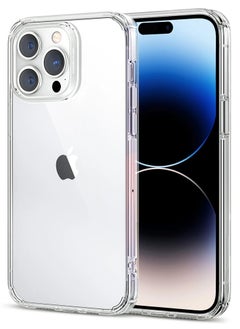 ALFY & CO Apple iPhone 13 Pro Case 6.1 inch Anti-Yellowing Military Cover Hard Anti-Explosion Back Ultra Thin Case Anti-Drop Shockproof Protection Full Coverage Lens Clear  - Image 2