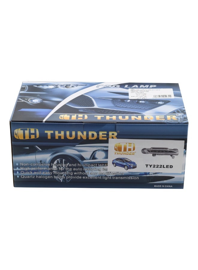 THUNDER Fog Lights for Toyota Yaris 2018–2021 | 2PCS Left & Right OEM-Style Fog Lamps | Halogen Bulbs | With Wiring Harness | No Switch Included | Water & Dust Resistant | Easy Installation - Image 4