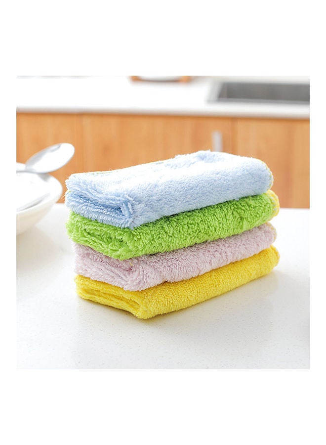 NIBEMINENT Double Sided Strong Water Absorbent Microfiber Dish Towel Green/Blue - Image 5