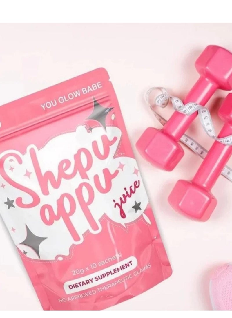 You Glow Babe Shepu Appu Juice 15g X 10 Sachets  - Image 3
