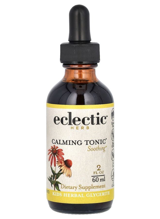 Eclectic Herb Herb Kids Herbal Glycerite Calming Tonic 2 fl oz (60 ml)