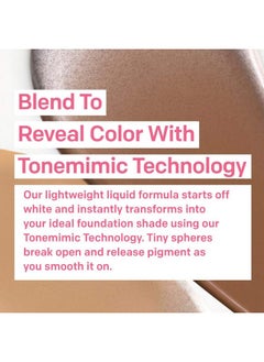 Almay Skintone Matching Foundation Smart Shade Face Makeup Hypoallergenic Oil Free Fragrance Free Dermatologist Tested With Spf 15 Light Medium Mine 1 Oz  - Image 5