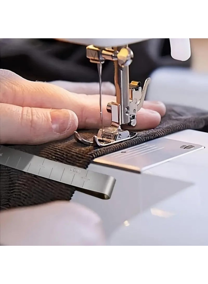 20pcs Hemming Clips Stainless Steel Sewing Clips Measurement Ruler Marking Sewing Project Quilting Supplies (3 Inches) - Image 4