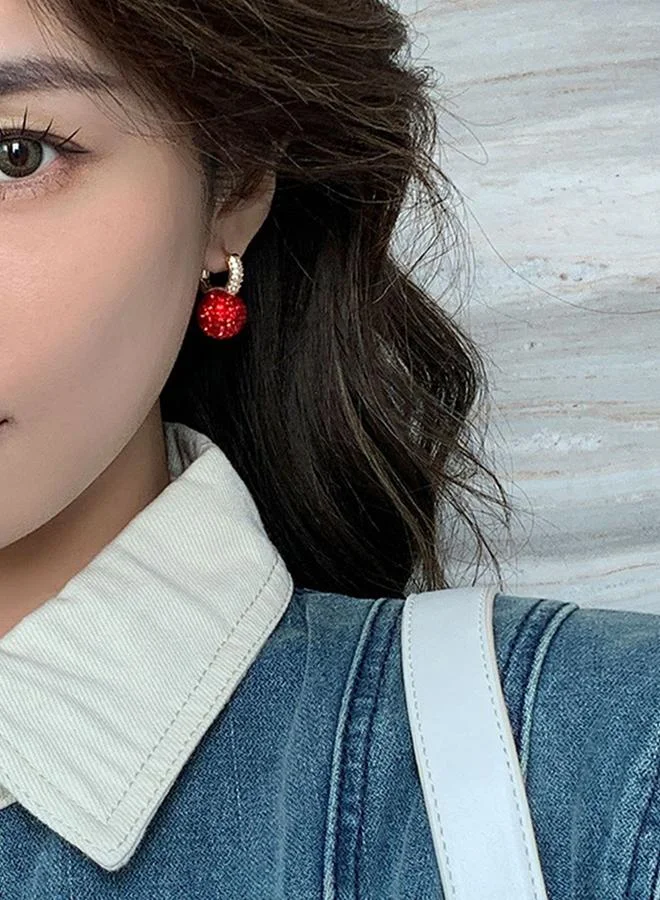 Take Two  Embellished Ball Dangle Earrings for Women | Best Price UAE