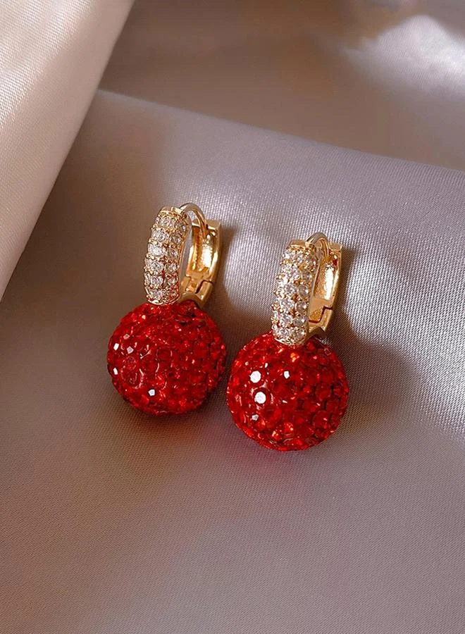 Take Two  Embellished Ball Dangle Earrings for Women | Best Price UAE