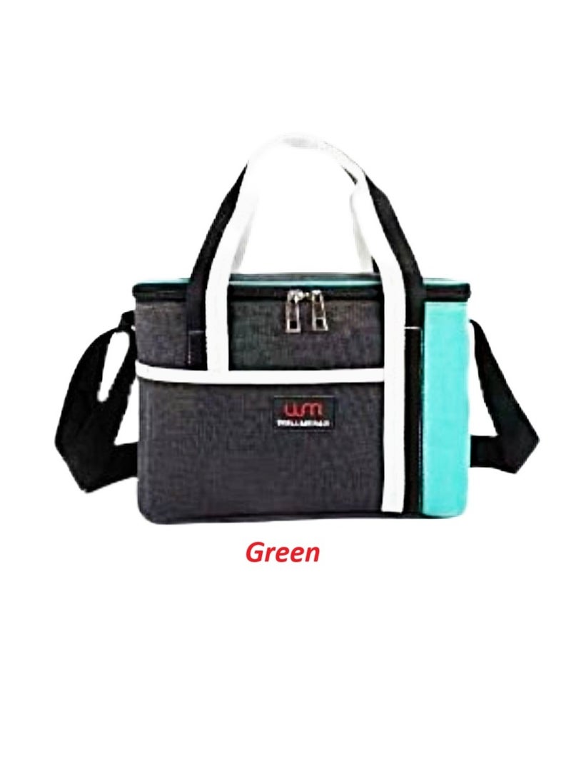 Wellme Hot & Cool Insulated Lunch Bag Expandable Lunch Bag suitable for Work Office School Travel - Lunch Bag for Men and Women - Lunch Box Leak proof with Adjustable Shoulder Strap WM5793-2 - Image 1