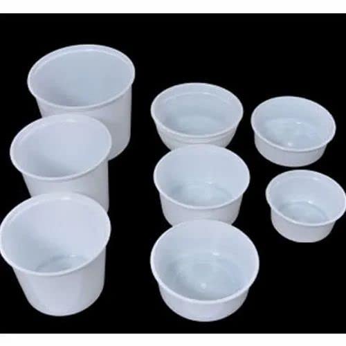 Amit Marketing Round Disposable Containers with lid I Reusable, Leak Proof, Microwave Safe I Air Tight Transparent Lid I Container for Food delivery, Fridge Storage I White - Pack Of 50 (500ML) - Image 4