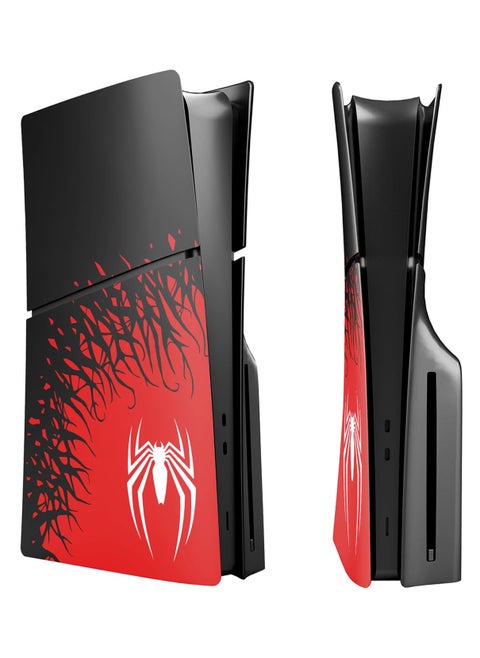 Faceplate Face Console Plate Cover Case Housing Shell for PS5 Slim (Disk Edition)- Spider