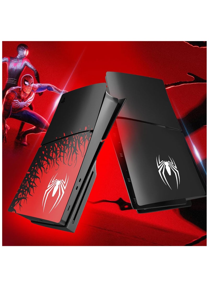 Generic - Faceplate Face Console Plate Cover Case Housing Shell for PS5 Slim (Disk Edition)- Spider - Image 1