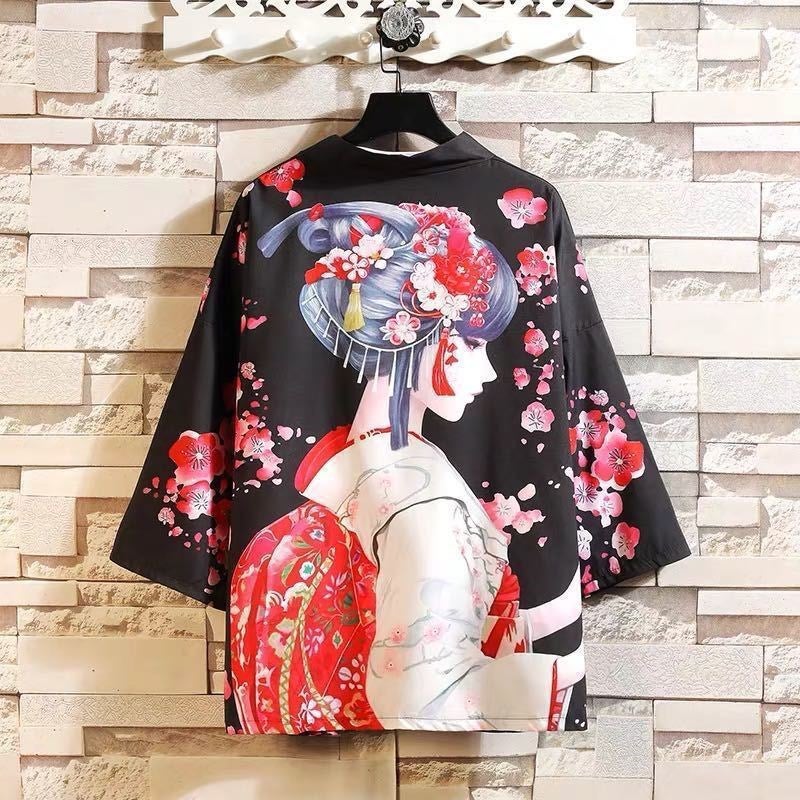 Summer Mens Chinese Style Retro Shirt Kimono Woman