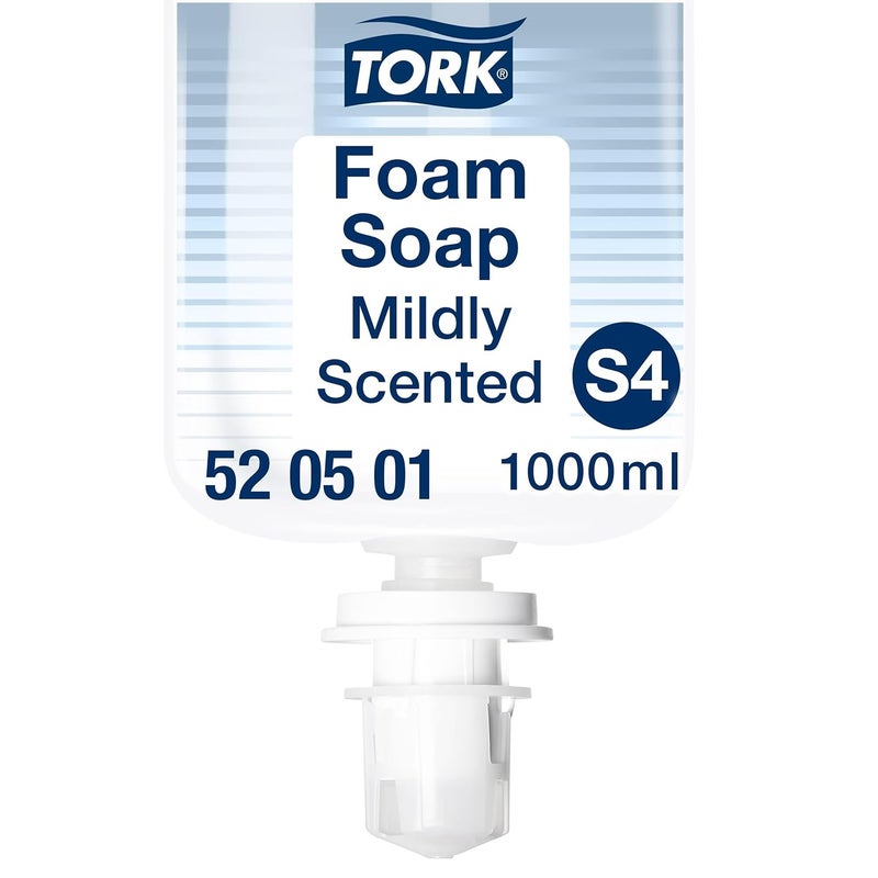 Tork Mildly Scented Foam Soap S4 Reduces Consumption 1 x 1000ml 520501