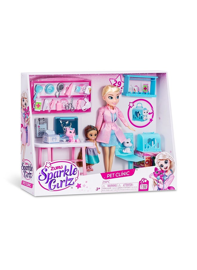 ZURU Zuru - Sparkle Girlz Pet Clinic Deluxe Playset - 100184  - Image 1