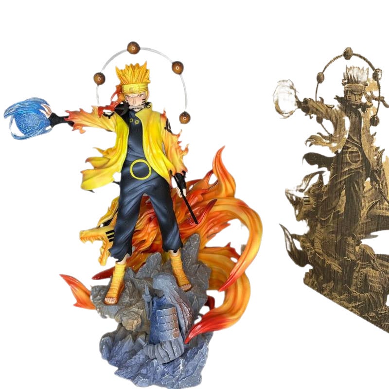 Naruto and Sasuke Anime PVC Figures Collectible Statue for Display - Image 5