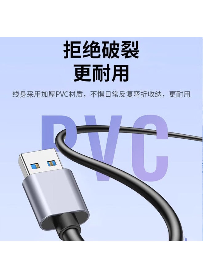 Union Star Ulinkstar Usb 3.0 Splitter Extender 8-port Usb Expander Hub Hub One Drag Eight 16cm Suitable For Apple Huawei Laptop Desktop U Disk Hard Drive Mouse Keyboard - Image 2