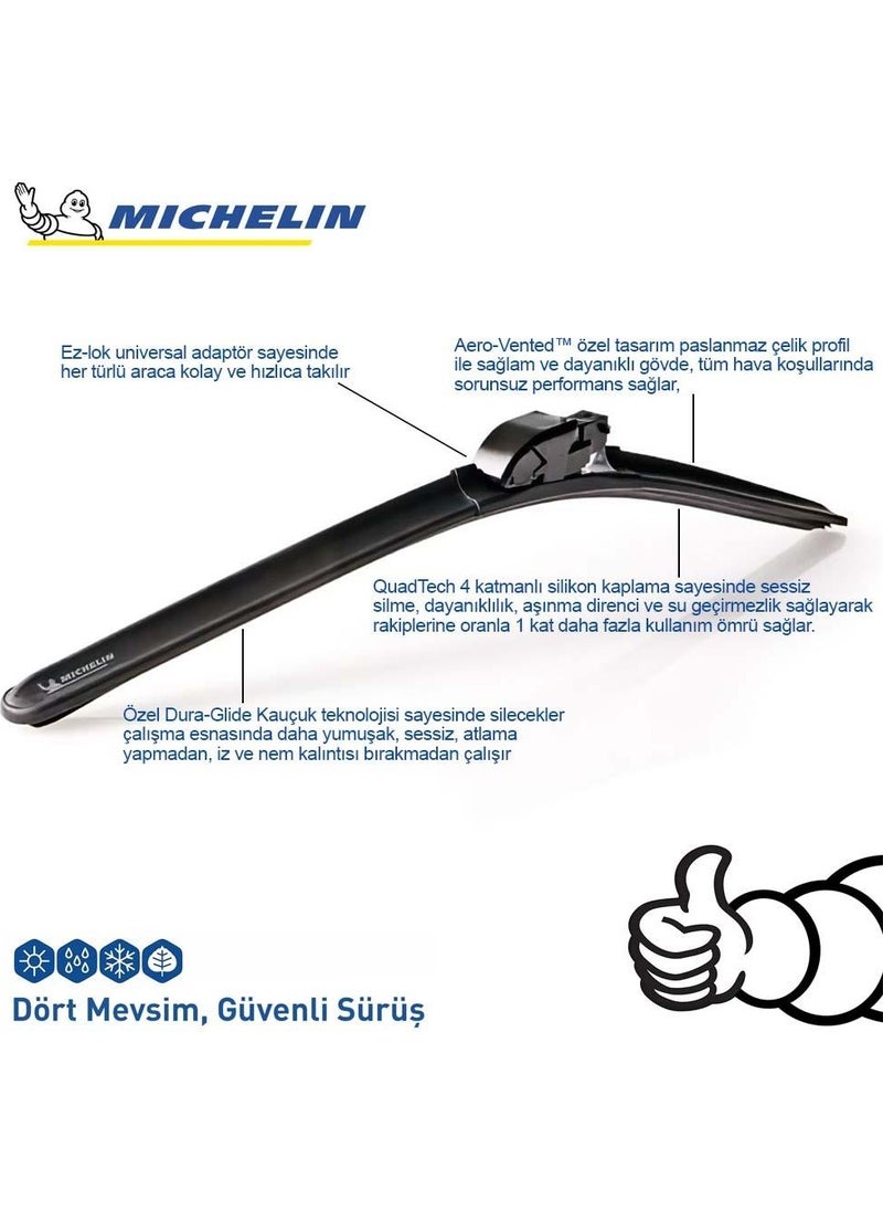 Michelin - Multifit™ MC33979 70CM 1 Piece Universal Banana Type Wiper - Image 1