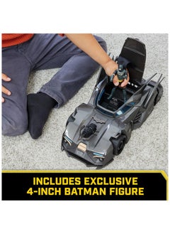 DC Comics , Crusader Batmobile Playset With Exclusive 4-Inch Batman Figure, 3 Super-Villain Paper Figures, Kids Toys For Boys And Girls Ages 4+  - Image 5