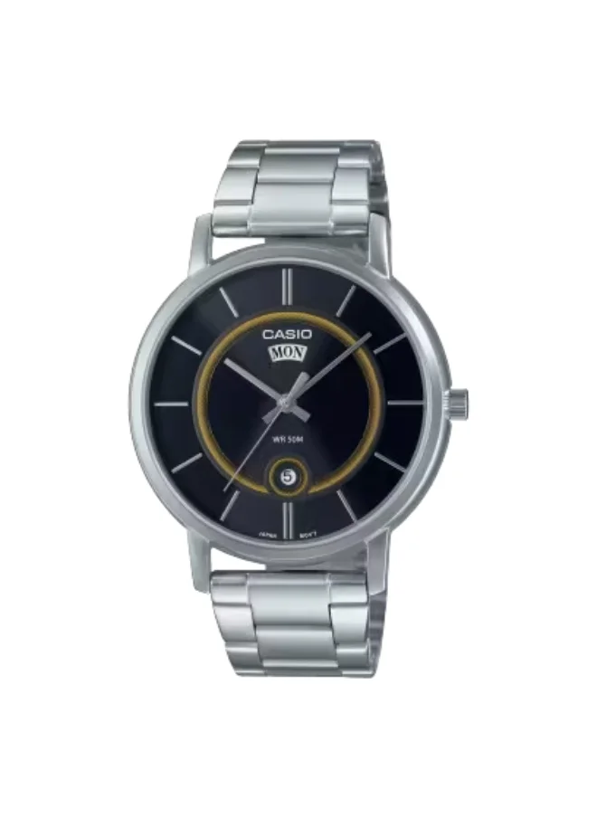 CASIO Men's Stainless Steel Analog Watch MTP-B120D-1AVDF - 41 mm