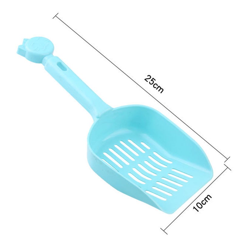 2pcs Pet Kitten Litter Sands Shovel Extra Giant Handle Small Scoop Kitten Sand Cleaning up Tool Pet Supply ( /Yellow/Orange/ Random) - Image 4