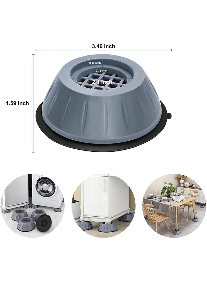 Anti Vibration Pads for Universal Washing Machine Universal Foot Pad Base, 4 x Universal Foot Stabiliser for Washing Machines, Refrigerators  - Image 4