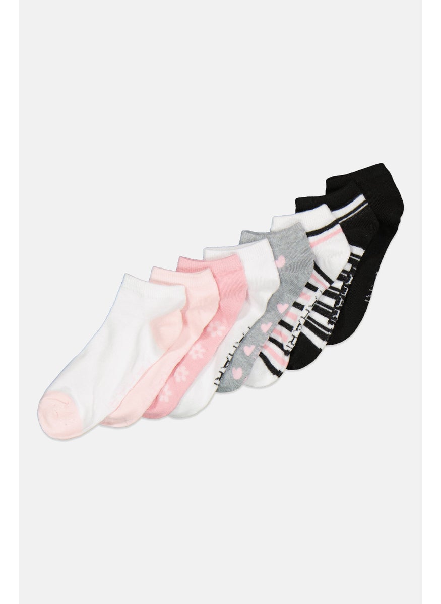 Kids Girl 10 Pairs Stripe Low Cut Socks, Pink Combo - pzsku/Z3A35E00D6A3E169080BCZ/45/_/1732871733/7df90bb6-742d-43c1-93e7-df879ca360af