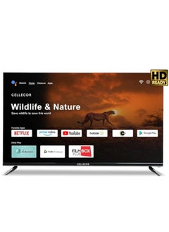 Cellecor Smart TV E-32P HD LED Smart Android TV, 24W Dual Speakers Sound,Bluetooth Connectivity, Chromecast Built-In Specifications HD Resolution Android 10| 1GB RAM| 8GB ROM