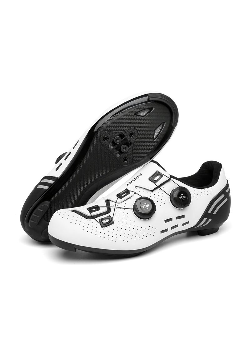 KUYING New Type of Road Lock Cycling Shoes Hard Sole Mountaineering Shoes Racing Sports Shoes 