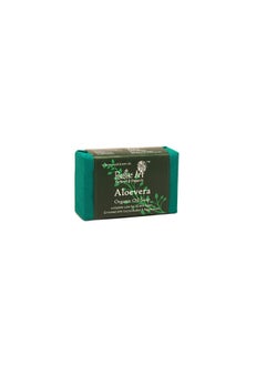 Rustic Art Organic Aloe Vera Soap | Almond, Jojoba, Vitamin E | Dry To Normal Skin | | Coldprocessed | Hydrating | For Women & Men | 100G (Pack Of 2)  - Image 2