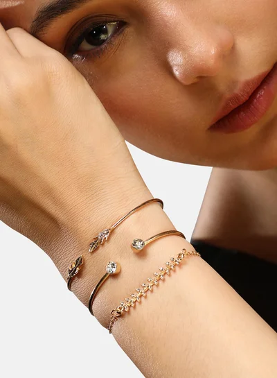 SOHI Foliage Multi-Layer Artificial Bracelet Jewellery
