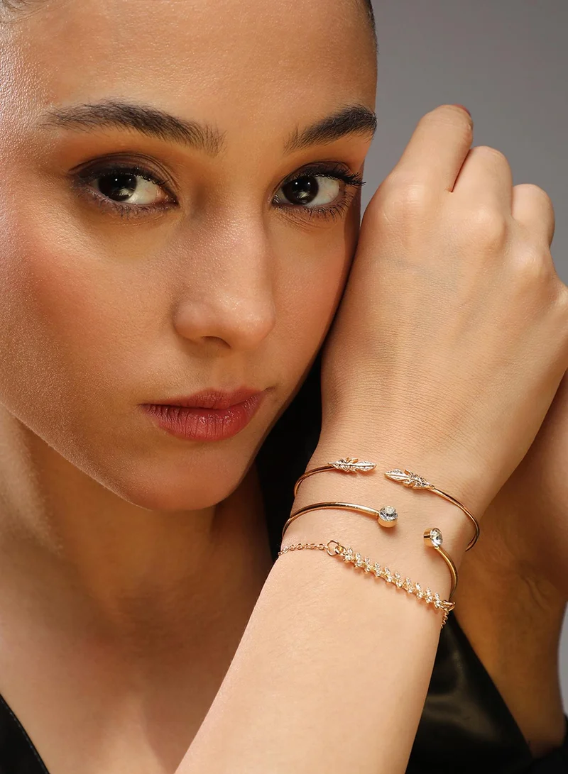 SOHI Foliage Multi-Layer Artificial Bracelet Jewellery