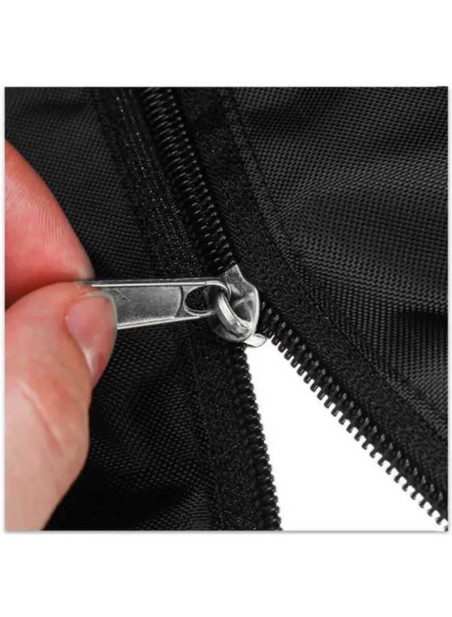 Black Waterproof Car Charger Storage Bag Organizer With Handle For Cables Electronics - Image 4