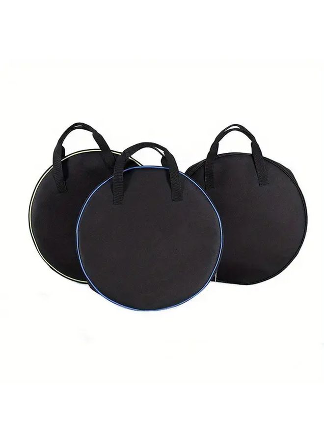 Black Waterproof Car Charger Storage Bag Organizer With Handle For Cables Electronics - Image 1