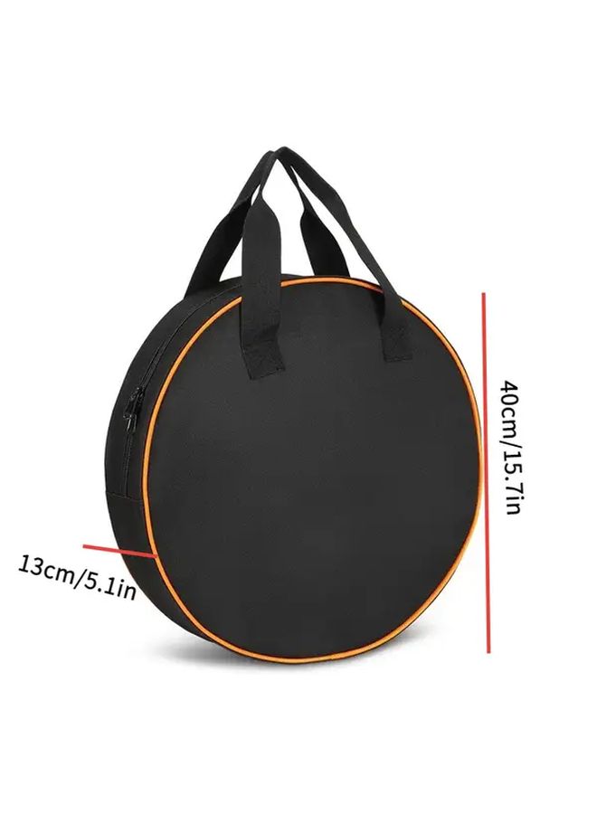 Black Waterproof Car Charger Storage Bag Organizer With Handle For Cables Electronics - Image 5