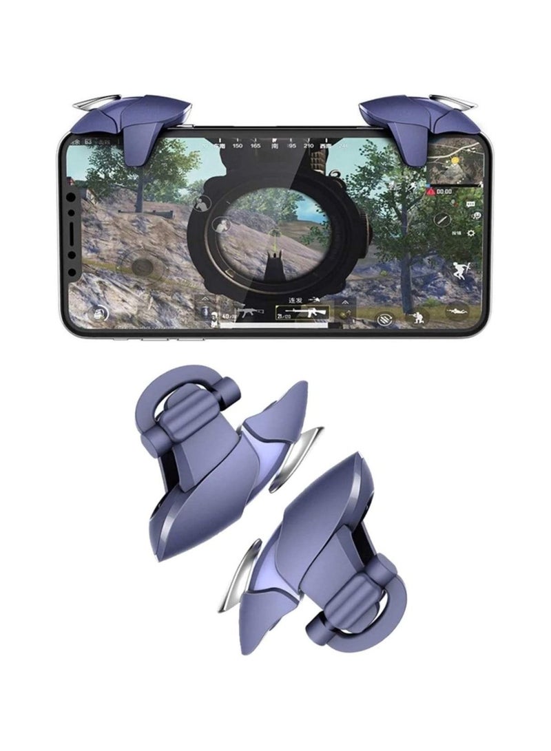 Memo Mobile Controller Joystick Aim Button Tactile For iPhone & Android Smart Phone PUBG / Call OF Duty / Fortnite / Rules of Survival Game Pad Shoulders Triggers L1 R1 (1 Pair ) - Image 1