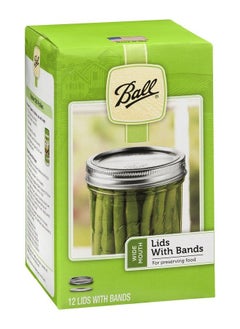Ball Canning Lids &Amp; Bands Widemouth Case Of 12 12 Ct  - Image 2