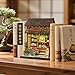 Fsolis Book Nook Kit DIY Miniature House Kit for Adults Mini House Tiny 3D Puzzles for Bookshelf Diorama Decor Gifts for Women Teenagers Puzzle Lovers Japanese Sweets Shop - Image 4