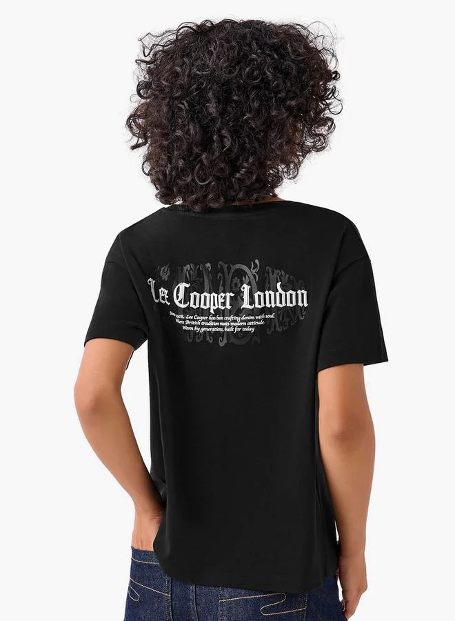 Lee Cooper Regular Fit Cotton T-shirt with Print