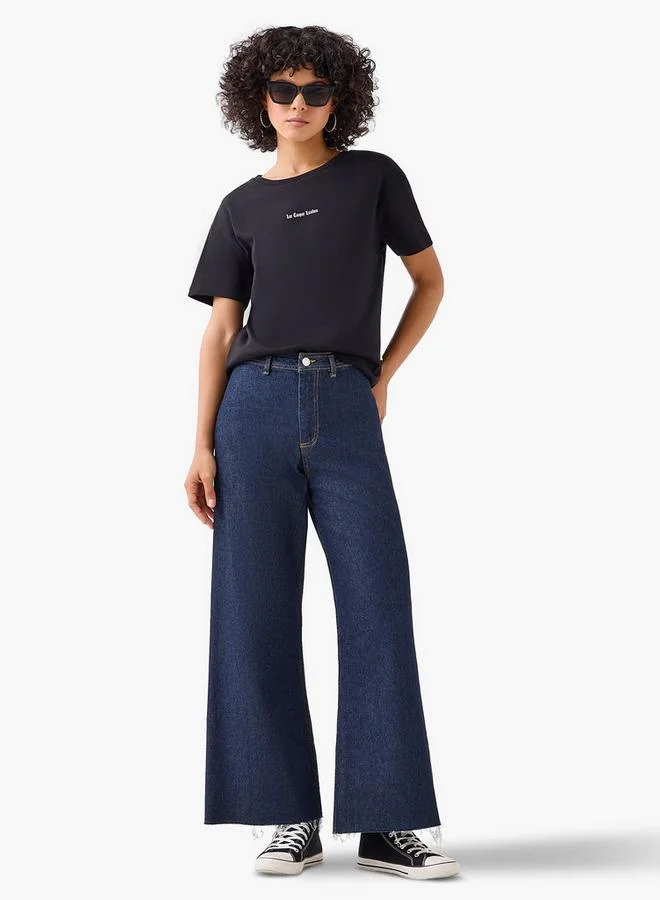 لي كوبر تيشيرت لي كوبر قطن بقصة عادية وطبعة