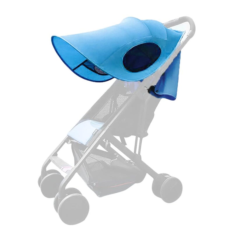 ITODA Universal Baby Stroller Sun Shade UV Protection Cover for Strollers Foldable Infant Pram Sun Canopy Summer Blackout Buggy Pushchair Awning for Outdoor Travel Only Shade Cover - Image 1