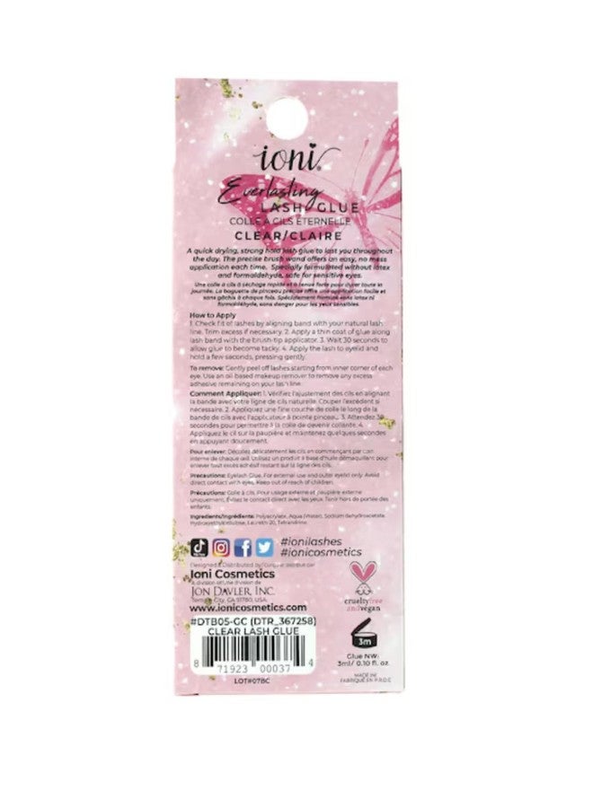 ioni Everlasting LASH Glue 100% Vegan (Black, Clear) Package May Vary. - Image 4