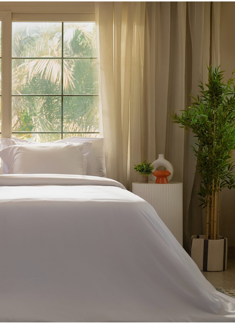 Tm TM Home White Duvet Cover 600TC – 100% Premium Egyptian Cotton – Soft, Breathable & Hotel-Quality Finish  - Image 3