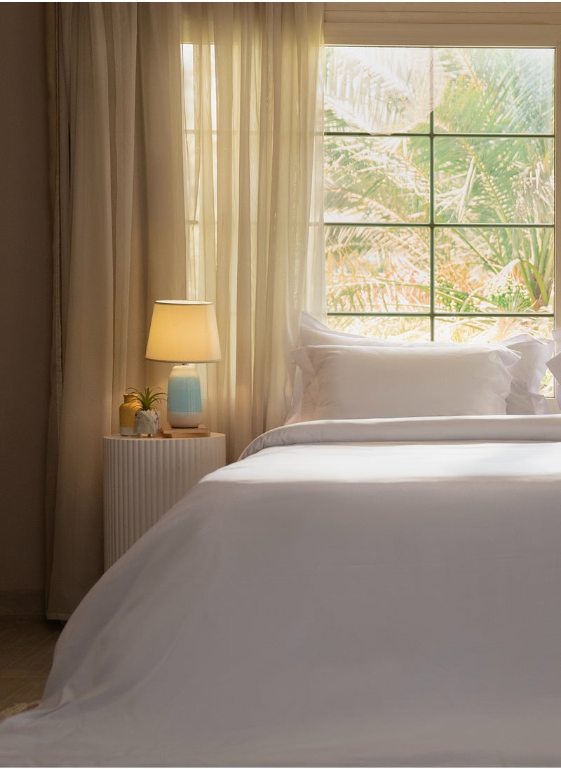 Tm TM Home White Duvet Cover 600TC – 100% Premium Egyptian Cotton – Soft, Breathable & Hotel-Quality Finish  - Image 4