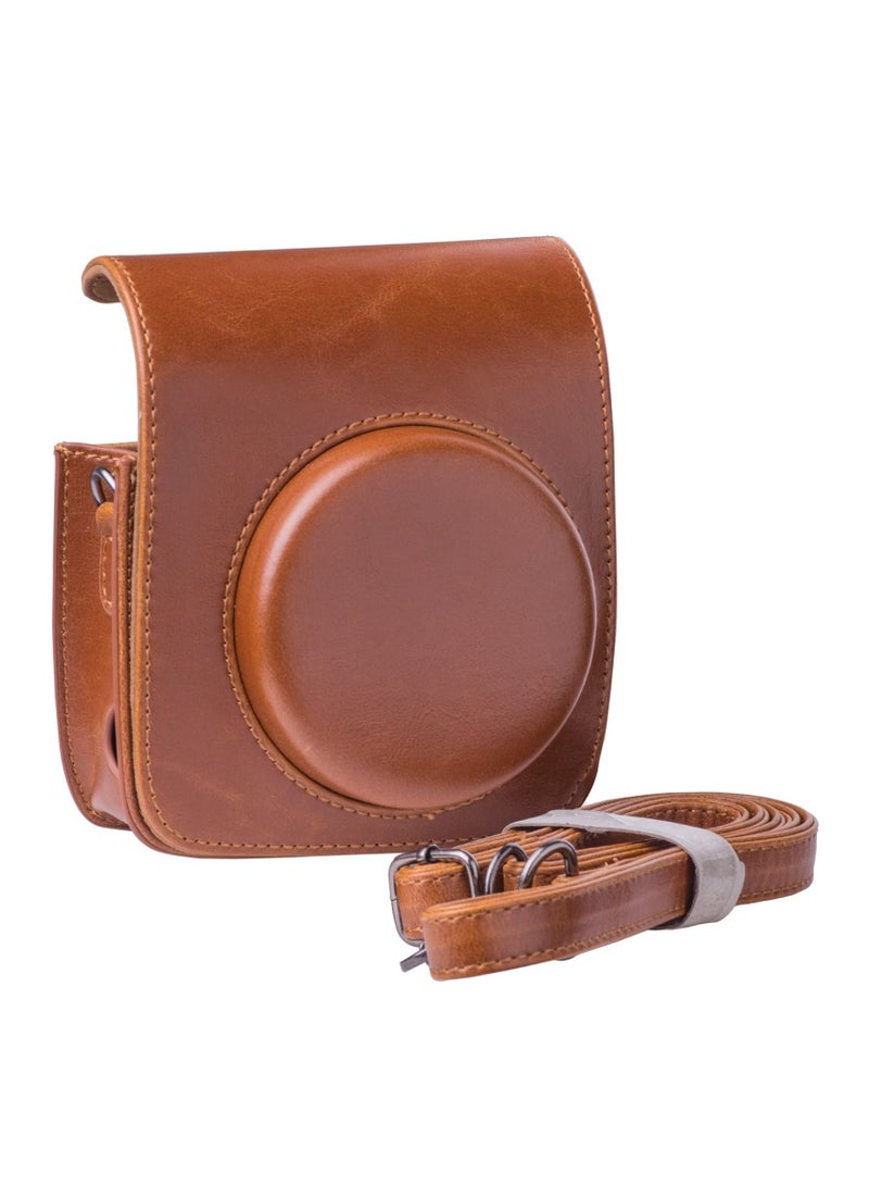 Case for Fujifilm Instax Mini 90 Camera PU Leather Instant Camera Cover with Adjustable Strap Designed Cover for Fujifilm Instax Mini 90 Instant Camera Bag  - Image 2