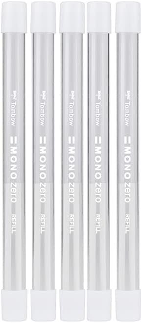 Tombow 5Packs Tombow Mono Zero Eraser Refill Round Tip 57307 5Packs - Image 1
