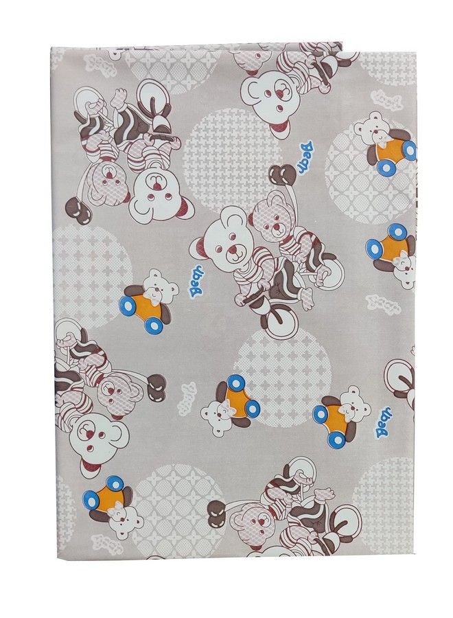 Ecosoft Plastic Sheetpvc Sheet For Kidsrubber Sheet For Babiesbed Wetting Protector(90 X 135 Cm) (Brown Bear) - Image 1