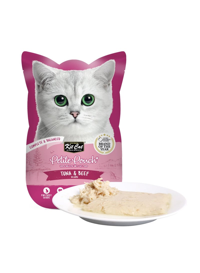 Kit Cat Petite Pouch – Tuna And Beef 70g