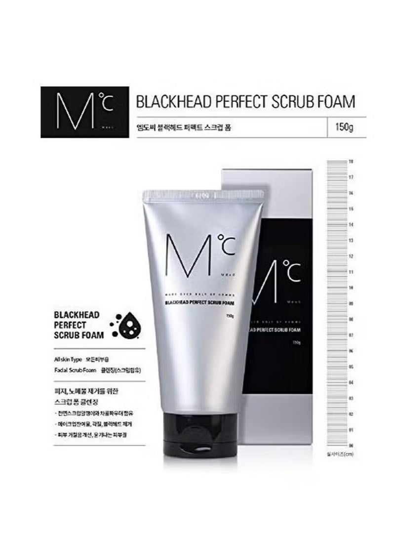 أم دوك العناية بالبشرة للرجال - MdoC Blackhead Perfect Scrub Foam 150g - Image 2