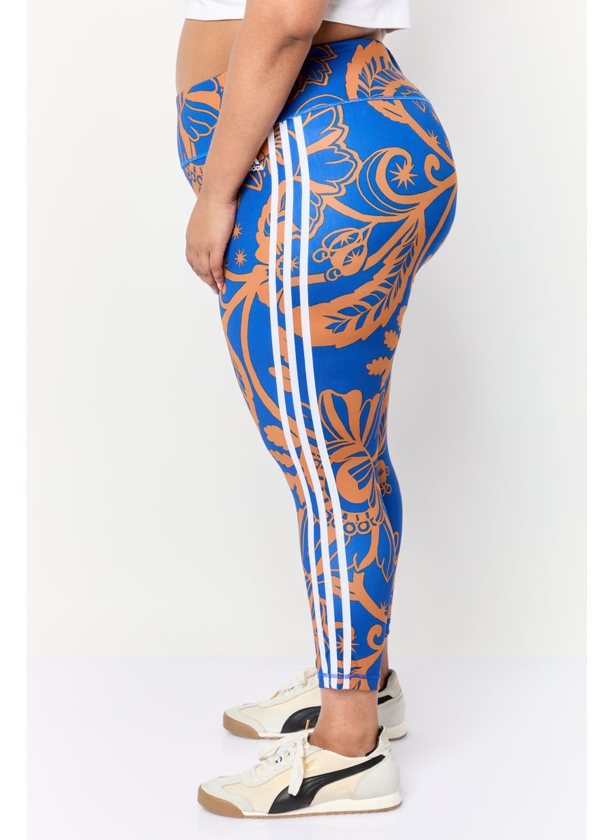 Adidas Women Plus Size Training Leggings, Multicolor  - Image 2