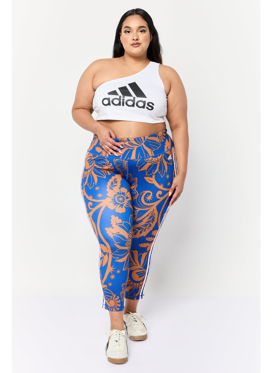 Adidas Women Plus Size Training Leggings, Multicolor  - Image 4